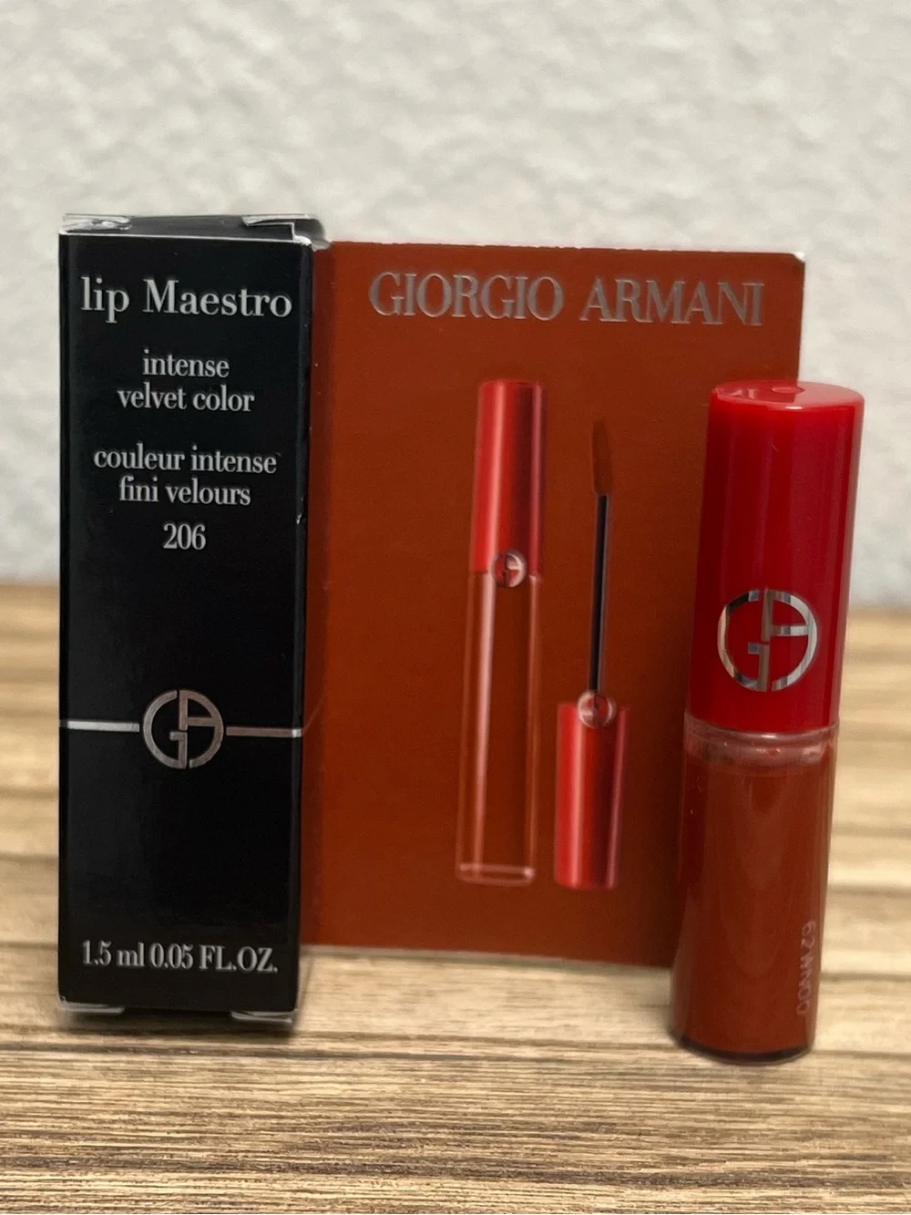NIB Giorgio Armani Lip Maestro-206